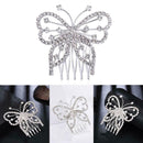 Elegant Rhinestone Hairpin Crystal Hair Comb Women Wedding Valentine Gift
