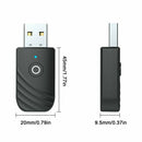 USB Bluetooth 5.0 Audio Receiver Transmitter 3 in 1 Wireless Adapter Dongle Aux