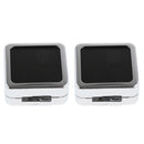 2x Jewelry Display Box With Glass Lid Loose Diamond Bead Organizer Show Case