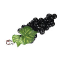Soft Plastic Burgundy Bunch Simulation Grapes Fruit Home Decoration T7E8