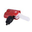 Bicycle Red Pump Valve Nozzle Hose Adapter Double Head Pumping Accessories Hn