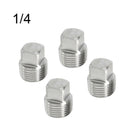 4x 1/4 in Pipe Boat Marine Stainless Replacement Transom Garboard Drain Plug jnb