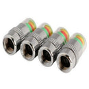 Quelima 4PCS 2.0 / 2.2 / 2.4Bar 28-48PSI Car Automatic Tire Pressure Monito