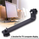 360 Degrees Rotation L Shaped Bracket for TV Computer Type Display Rack