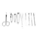 9 Pcs Set Nail Clippers Nipper Cutter Manicure PedicureStainless Steel Gift  Hn