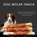 110g Chicken Wrapped Jerky Beef Twists Chews Snacks Supplies Rawhide Treats L2Z5