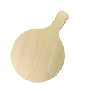 Wooden Pizza Peel Round Dessert Plates Pizza Plates Serving Tray Board 7inch