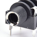6.35mm Stereo Mono Microphone Phone Jack PCB Switch Socket Panel Chassis Mo- OZ