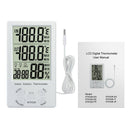 Indoor/Outdoor Thermometer Digital LCD Hygrometer Meter Temperature Humidity  Z