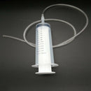 Large 150ML Plastic Hydroponics Nutrient Measuring Syringe with 70cm Tube Set