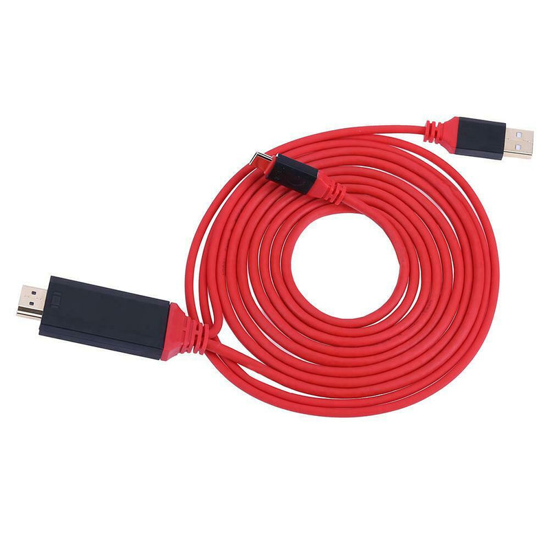 USB3.1 Type-C to HD Multi-media Interface Adapter Cable with USB PowerCable