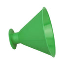 Cone Shaped Scrape Windshield Ice Scraper Funnel Remover (Green 14.5cm)
