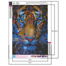 Full Round 5D Diamond Painting DIY Animal Rhinestone (Splicing Tiger B2455)
