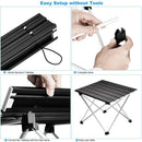Portable Folding Camping Table Aluminum Desk Table Top Suitable for Outdoor