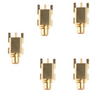 10Piece Copper Male & Female Connector Dock MMCX Plug Adapter for SE535 SE425