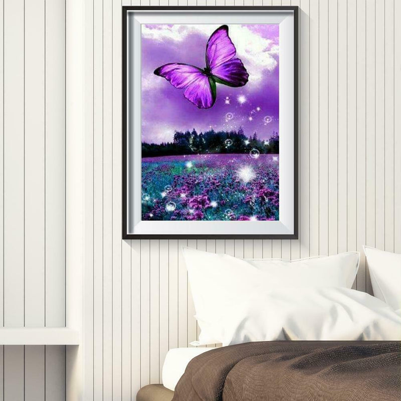 5D DIY Full Drill Diamond Painting Butterfly Embroidery Mosaic Craft Kit