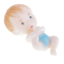 12 Pieces Cute Baby Foot Boys Girls Party Favor Christening Baby Shower Blue