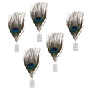 Set of 5 Pieces Dreadlocks Beads Pendant Hair Decorations, Metal Cuffs Braid