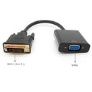 1080p DVI 24+1 Pin Male to VGA 15 PinS Female Active Cable Adapter Converter Hot