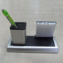 Desk Pen Holder Pencil Container With Calendar Timer Pen Holder Container L