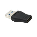 USB A Male to USB Type-C Female Elbow Plug Adapter Converter