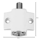 Zinc Alloy Child Safety Sliding Window Restrictor Press Lock with 2 Keys A
