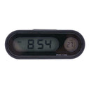 Car Interior Digital Display Thermometer Voltmeter Calendar LED Clock Black