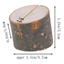 10pcs/lot Wood Pile Photo Natural Tree Stump Shape Clip Stand Party DecoratiFT