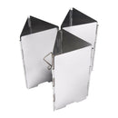 9 Plates Wind Deflectors Foldable Outdoor Camping Gas Stove Wind Shield Scre,a