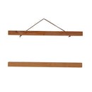 Retro DIY Magnetic Wooden Poster Hanger Frame Picture Frame 50cm Teak Wood