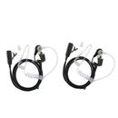 2Pcs 1 Pin 3.5mm Acoustic Tube Earpiece Headset for Yaesu Vertex VX 1R 2R 3R