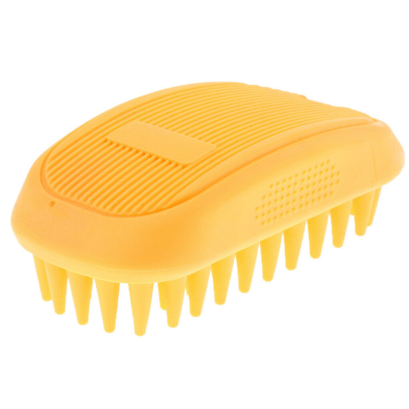 Pet Bath & Massage Brush, Dog Cat Super Soft Hair Removal Grooming Brush