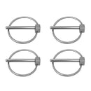 4Pcs 4mmx49mm Heavy Duty Lynch Pin for Farm Tractors Trailers Trucks Mowers