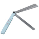 15cm 6" Length 0.02mm-1.0mm Thickness Metal Metric Feeler Gauge