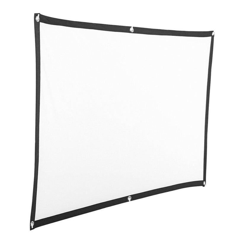 120'' Indoor Portable Projector Screen Soft Home Cinema Movie Screen 16:9
