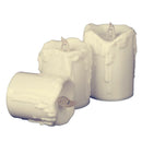 3PCS Battery Operated LED Candles for Church Home Wedding Party Decoration