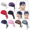 Turban Hat Chemo Cap Durag Muslim Beanie Hair Loss Headscarf Cover Hat Red