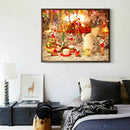 5D DIY Diamond Painting Christmas Cross Craft Stitch Full Drill Home Wall D