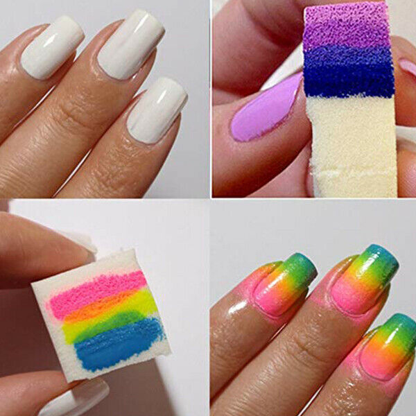 24pcs Professional Sponge DIY Nail Tool Y6K9