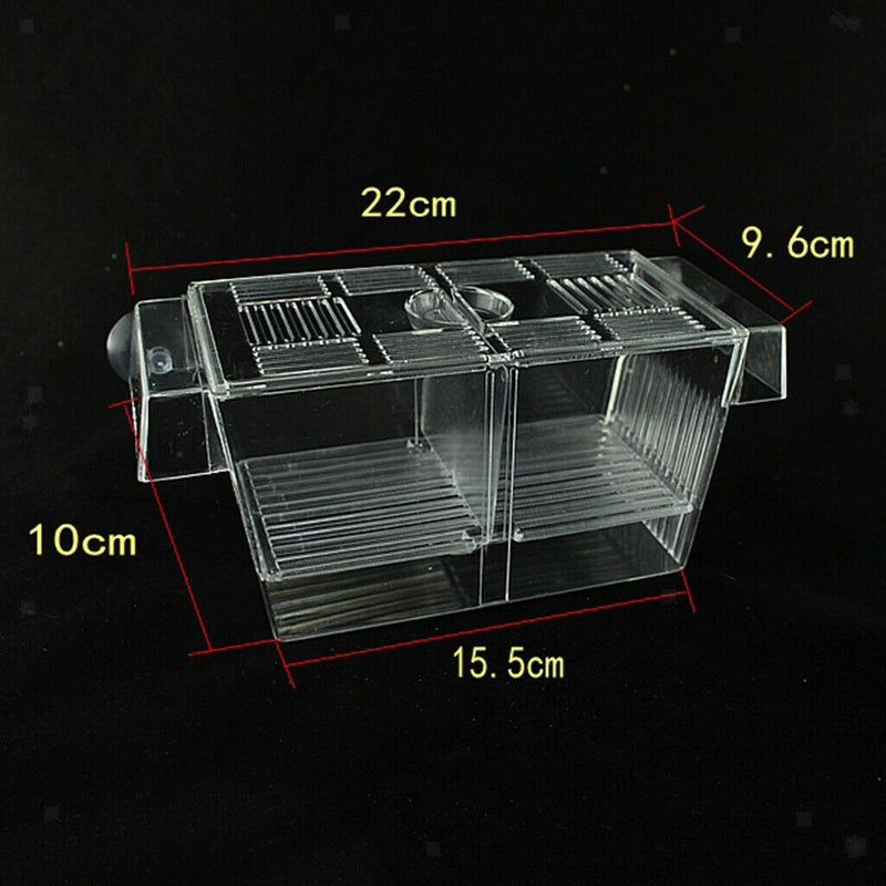 2 x Self-floating Fish Isolation Box Housing Injured or Aggressive Fry Fish