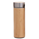 Natural Bamboo 500Ml Stainless Steel Liner Vacuum Flask Insulation Bottle B