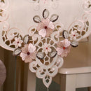 40*150cm Flowers Embroidered Lace Floral Table Runner Table Top Party Home UQW