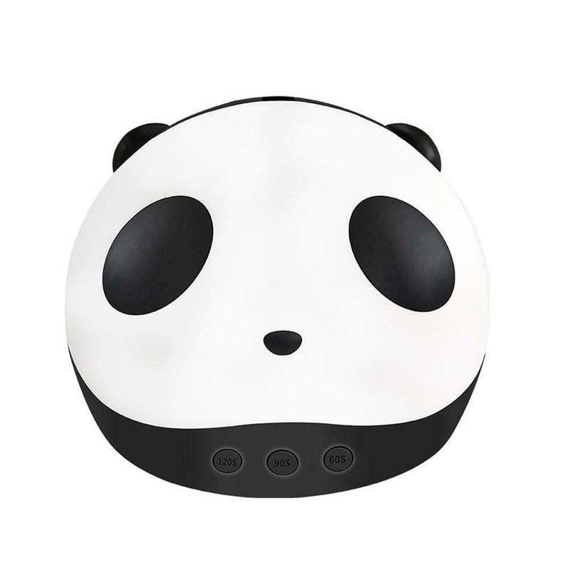 36W Cute Panda UV LED Nail Lamp Dryer 3 Timers Manicure Gel Polish Drying Light