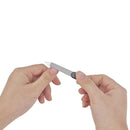 5pcs Plastic Handle Metal Double Sided Nail Files DIY Manicure Pedicure&lJ Gw