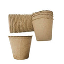 50Pcs Garden Plants Nursery Paper Pots Biodegradable Seedling Raising Cups B9V7