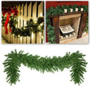 Xmas Artificial Pine Green Spruce Christmas Garland 28cm 9ft 2.7 meters FA V4L9