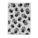 1pc Palm Handprint Plastic Embossing Folder Template For Scrapbooking DIY