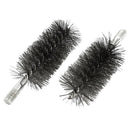 12mm thread 50mm diameter steel wire pipe cleaning chimney brush 2pcs