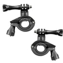 2x Rotatable Adjustable Motor Cycle Holder Cradle for Sports Cameras Clamp