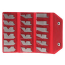 Stainless Steel Angle Gage 18pcs/set Inspection Gauge Template Machinist Tools